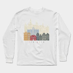 Tübingen skyline poster Long Sleeve T-Shirt